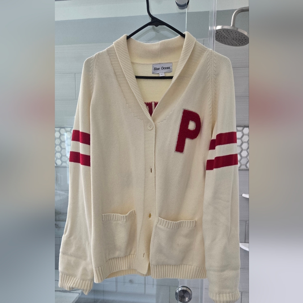 Philadelphia Phillies 'Ring the Bell' cardigan - Worn 1x - Picture 2 of 4